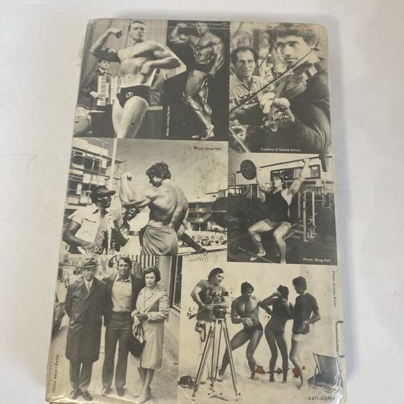 Arnold: The Education Of A Bodybuilder Hardcover (1977) HC DJ Ex Lib - Picture 2 of 16